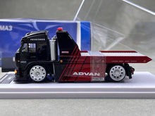 Load image into Gallery viewer, SH 1:64 KamaZ Advan Sports Flatbed Tow Truck Model Diecast Metal Car New Collection
