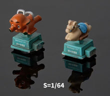 Load image into Gallery viewer, 1:64 Painted Figure Model Miniature Resin Diorama Child Rocking Car Kid Toy
