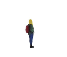 Load image into Gallery viewer, 1:64 Painted Figure Mini Model Miniature Resin Diorama Girl Yellow Hair Lady
