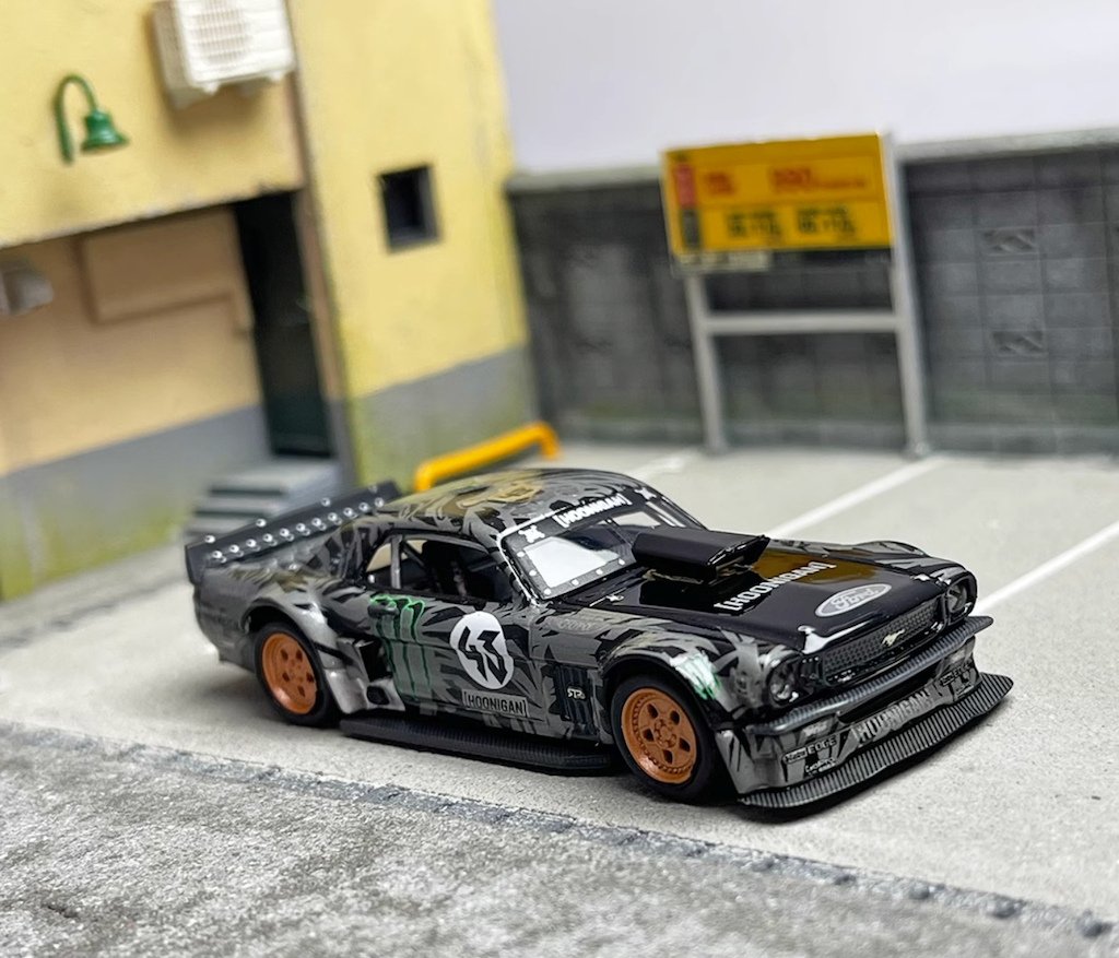 SW 1:64 1965 MUSTANG Hoonicorn RTR LA Sports Model Diecast Metal Alloy Car New Collection