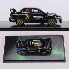Load image into Gallery viewer, FW 1:64 Black 2004 WRC STI #43 Racing Sports Model Diecast Metal Car BN
