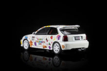 Load image into Gallery viewer, MH 1:64 White Civic EK9 Happy Children's Day Sport Model Diecast Metal Car New Collection
