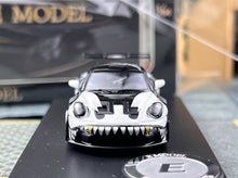 Load image into Gallery viewer, EM 1:64 Black White Dragon 911 GT3 RS Sports Model Diecast Metal Car New Collection
