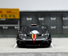Load image into Gallery viewer, CM 1:64 Black Carbon Zonda R Racing Sports Model Diecast Metal Car New
