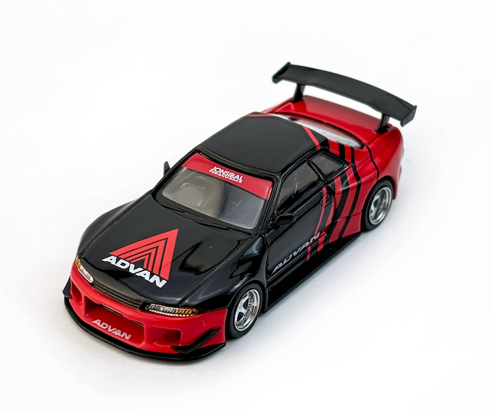 Tarmac 1:64 Advan Skyline GTR R32 Widebody Sports Model Diecast Metal ...
