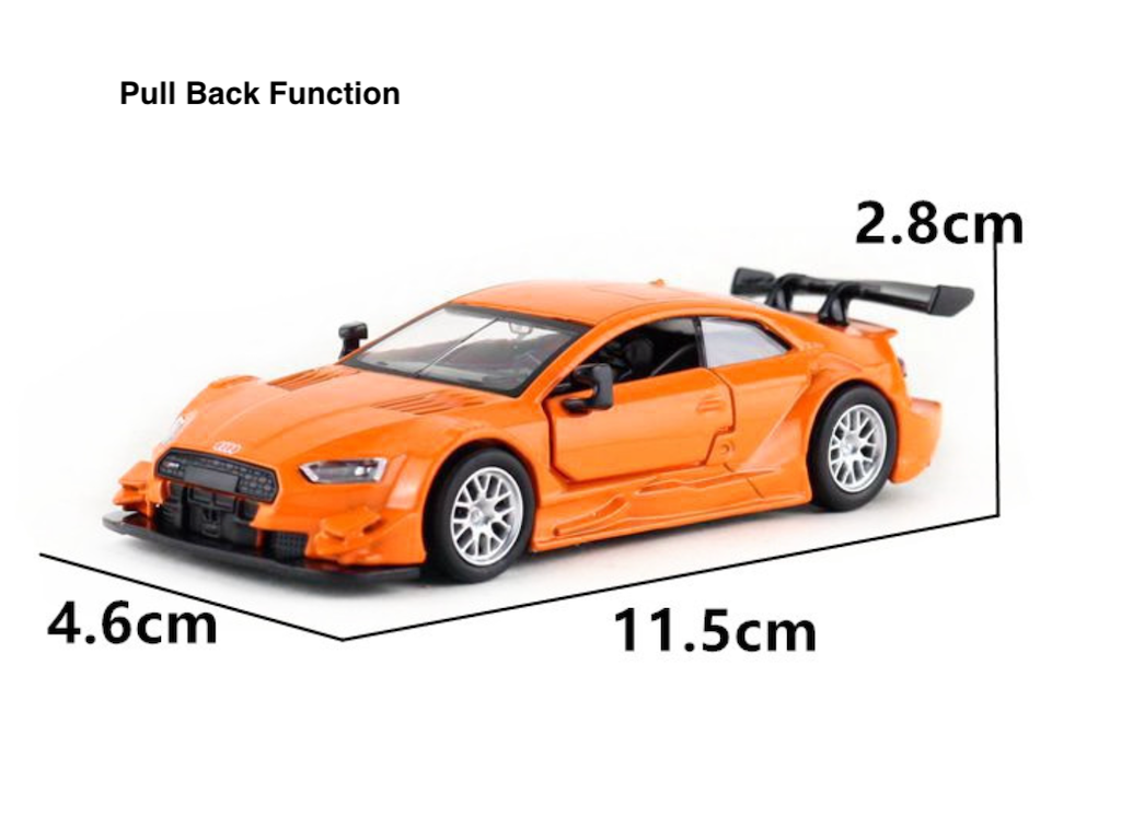 CCA 1:43 AUDI RS5 DTM Racing Sports Model Toy Diecast Metal Car BN