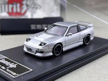 Load image into Gallery viewer, MT 1:64 Silver Silvia S13 180SX Spirit REI Sports Model Diecast Metal Car New Collection
