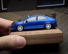 Load image into Gallery viewer, MT 1:64 Blue Carbon Civic Type R FD2 Sports Model Diecast Metal Car New Collection
