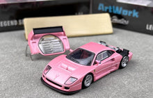Load image into Gallery viewer, SH 1:64 Pink F40 LM Super Racing Sports Model Diecast Metal Car New
