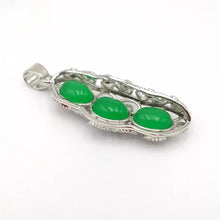 Load image into Gallery viewer, Nature Jade Lucky Beans Pendant Necklace Gift For Woman Jewelry charm Blessing E
