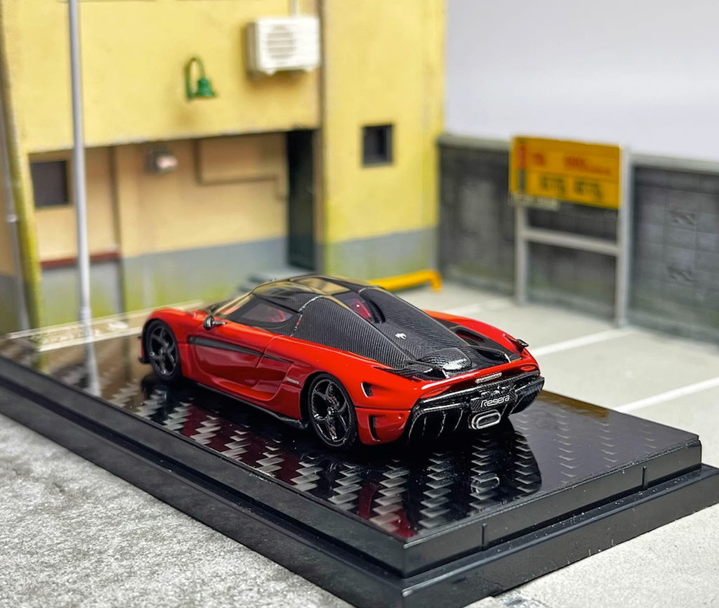 Frontiart 1:64 Red Regera Super Racing Sports Model Diecast Resin