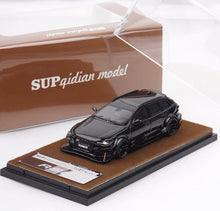 Load image into Gallery viewer, QD 1:64 Black RS6 C7 DTM Wagon Sports Model Diecast Resin Car New Collection

