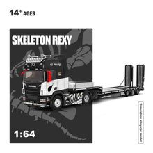 Load image into Gallery viewer, CC 1:64 Black S730 Flatbed Container Truck Model Diecast Metal Car New Collection
