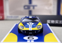 Load image into Gallery viewer, FY 1:64 Blue #6 GT40 MK1 MK2 Coupe Racing Sports Model Diecast Metal Car New Collection
