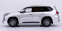 Load image into Gallery viewer, LCD 1:18 Silver LX570 Luxury SUV Off Road Sports Model Diecast Metal Car New
