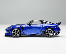 Load image into Gallery viewer, Tarmac 1:64 Blue VeilSide FFZ400 Fairlady Z Sports Model Diecast Metal Car New Collection
