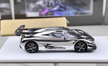 Load image into Gallery viewer, HKM 1:64 Electroplated Silver One 1 Racing Sports Model Diecast Metal Car New Collection
