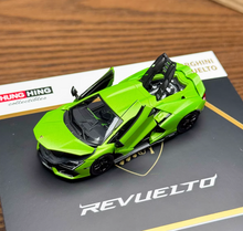 Load image into Gallery viewer, HH 1:64 Green Revuelto Racing Sports Open Model Diecast Metal Car New Collection
