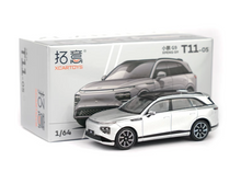 Load image into Gallery viewer, XCARTOYS 1:64 Silver Xpeng G9 EV Electric Vehicle SUV Model Diecast Metal Car
