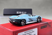 Load image into Gallery viewer, BBR 1:64 Light Blue Daytona SP3 Convertible Sports Model Diecast Metal Car New Collection
