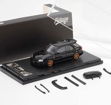 Load image into Gallery viewer, 1:64 Furuya Black Impreza WRX STI VIII 8 Wagon Model Diecast Metal Car New Collection
