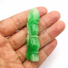 Load image into Gallery viewer, Nature Jade Lotus Root Pendant Necklace Gift Jewelry charm Blessing Lucky New
