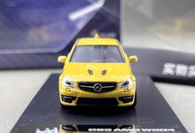Load image into Gallery viewer, King 1:64 Yellow C63 AMG W204 Sedan Sports Model Diecast Metal Car New Collection
