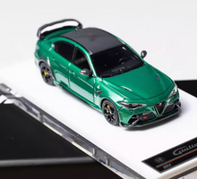 Load image into Gallery viewer, MH 1:64 Green Giulia GTAm Racing Sports Model Diecast Resin Car New Collection
