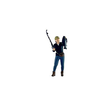 Load image into Gallery viewer, 1:64 Painted Figure Mini Model Miniature Resin Diorama Go Fishing Fisherman Toy
