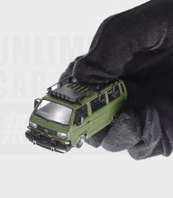 Load image into Gallery viewer, Mortal 1:64 Green VW T3 Multi Van Camper Sports Model Diecast Metal Car New Collection
