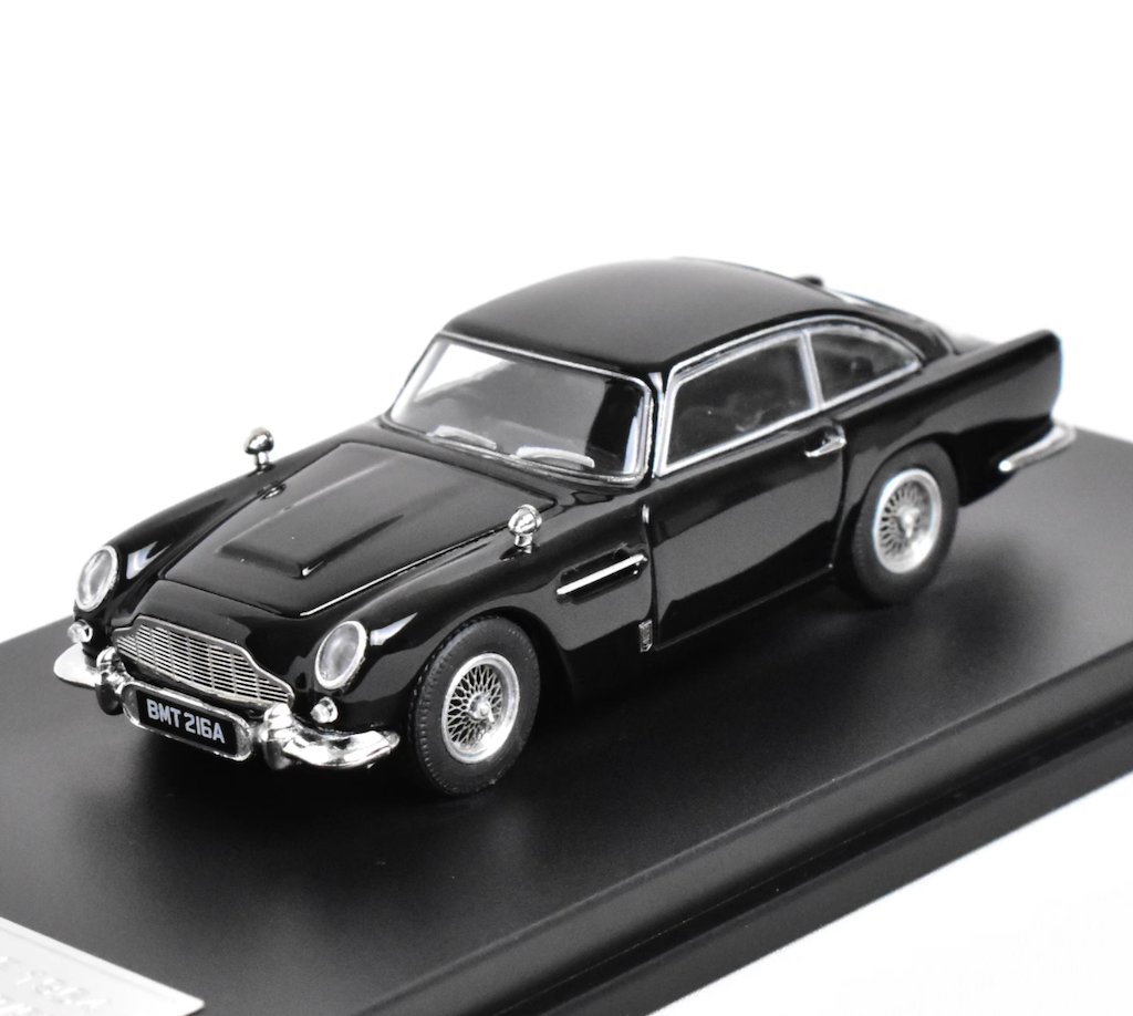 TPC 1:64 Black 1964 DB5 Classic Vintage Sports Model Diecast Metal Car New