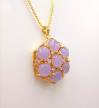 Load image into Gallery viewer, Nature Jade Snowflake Pendant Necklace Gift Jewelry charm Blessing Lucky New
