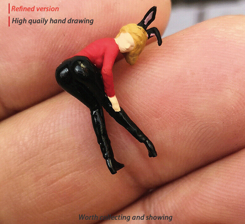 1:64 Painted Figure Mini Model Miniature Resin Diorama Rabbie Bunny Sexy Girl R