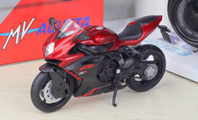 Load image into Gallery viewer, WELLY 1:18 Red MV Agusta F3 RR Racing Sports Model Diecast Metal Motorcycle
