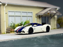 Load image into Gallery viewer, LCD 1:64 White Blue Carbon Utopia Sports Model Diecast Metal Car New Collection
