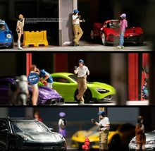 Load image into Gallery viewer, 1:64 Painted Figure Mini Model Miniature Car Scenes Resin Sand Diorama Cool Boy
