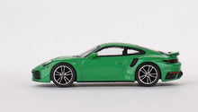 Load image into Gallery viewer, MINIGT 1:64 Green Porsche 911 Turbo S Racing Sport Model Toy Metal Car 525
