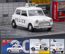 Load image into Gallery viewer, TINY 1:50 UK Police Mini Cooper Vintage Classic Model Toy Metal Car BN
