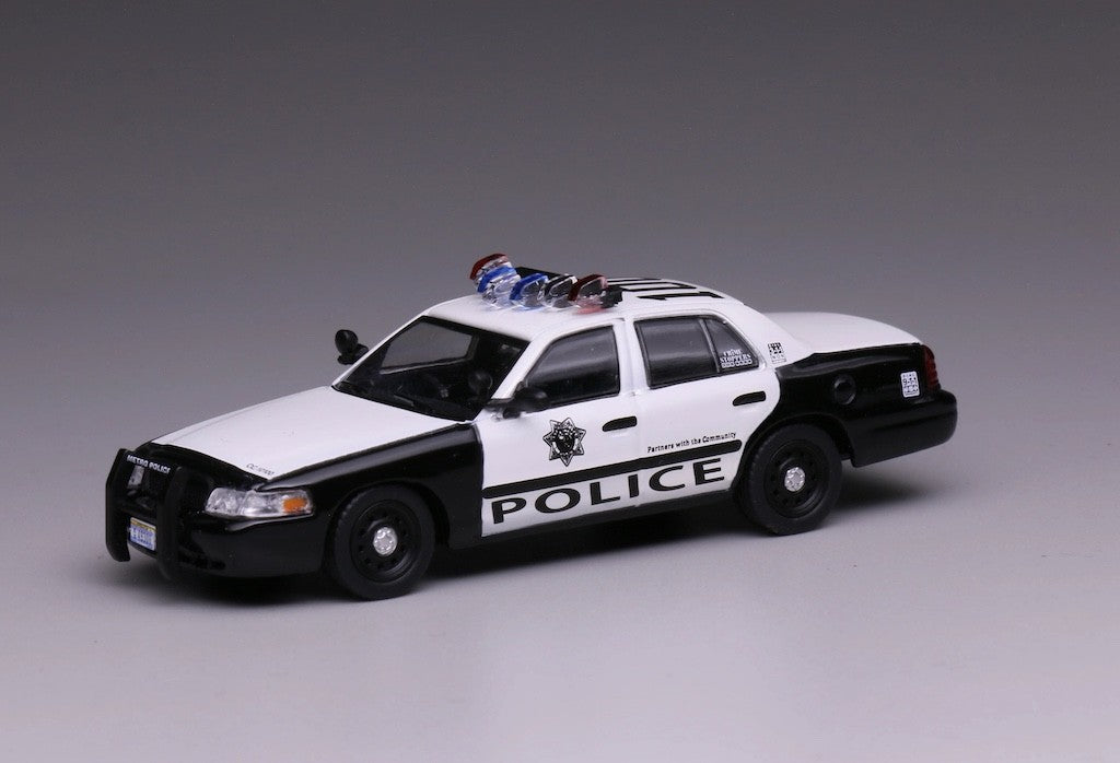 1:64 596 LVPD Vegas Police Crown Victoria CV EN114 Model Diecast Metal Car BN