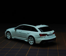 Load image into Gallery viewer, Masdi 1:64 White RS6 Touring Wagon Sports Model Diecast Metal Car New Collection
