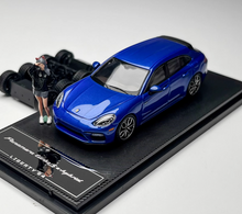 Load image into Gallery viewer, Liberty 1:64 Blue Panamera Turbo S Figure Sport Model Diecast Metal Car New Collection
