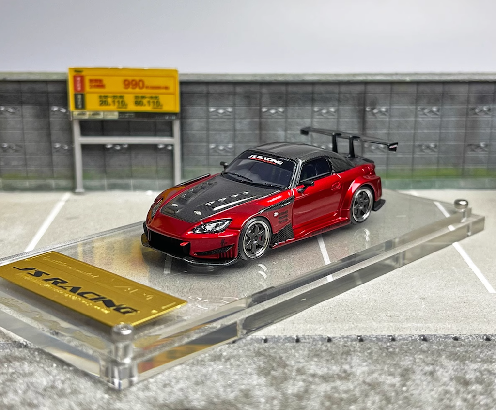 IGモデル 1/64 JS RACING S2000 AP1 Red Metallic ミニカー 車 ティーケー・カンパニー IG2562 Ignition Model 1:64 Honda S2000 (AP1) J\u0027s Racing in Red Metallic