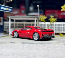 Load image into Gallery viewer, TOC 1:64 Red 488 Pista Coupe Sports Model Diecast Metal Car New Collection
