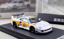 Load image into Gallery viewer, GP 1:64 Yellow White F40 #23 LBWK Racing Sports Model Diecast Metal Car New Collection
