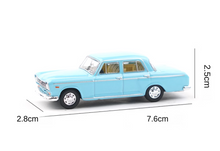 Load image into Gallery viewer, XCARTOYS 1:64 Blue SH760A Shanghai Vintage Classic Sedan Model Toy Metal Car
