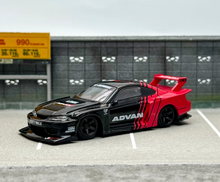 Load image into Gallery viewer, MINIGT 1:64 Advan Silvia S15 LBWK Sports Model Diecast Metal Car New Collection
