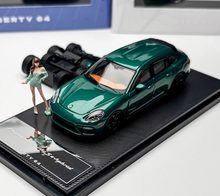 Load image into Gallery viewer, Liberty 1:64 Green Panamera Turbo S Figure Sport Model Diecast Metal Car New Collection
