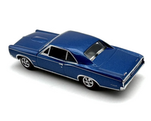 Load image into Gallery viewer, 1:87 1966 Blue Pontiac Muscle Coupe Classic Model Diecast Metal Car New
