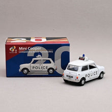 Load image into Gallery viewer, TINY 1:50 UK Police Mini Cooper Vintage Classic Model Toy Metal Car BN
