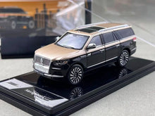 Load image into Gallery viewer, Shadow 1:64 Gold Black Navigator L Full Sized SUV Model Diecast Metal Car New Collection
